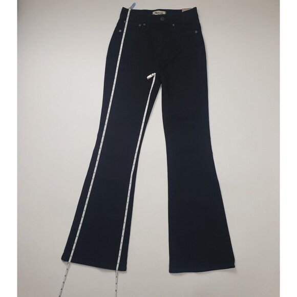 Madewell Perfect Vintage Flare Jean Women's Size 24 in Sherborn Wash Black NF379 - Picture 9 of 16